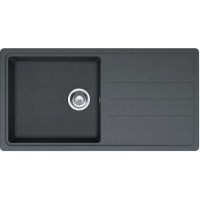 Dominox JANUS611GRAFITE 1 Hazneli Damlalıklı Tectonite Evye