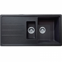 Dominox JANUS651GRAFİTE 1.5 Hazneli Damlalıklı Tectonite Evye