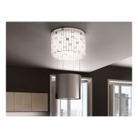 Faber Luxia F-Light El Yapımı Özel Kristalize Camlardan Oluşan Davlumbaz